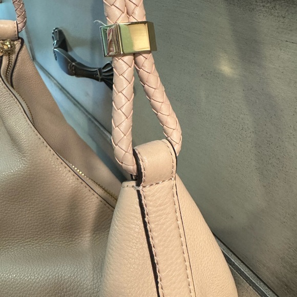 Pale pink Pebbled Leather MK Purse - Picture 6 of 11